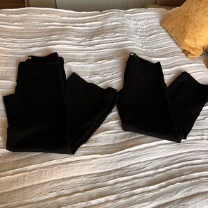 Two pair Beta Brand Yoga Pants - size Medium - super comfy for work!